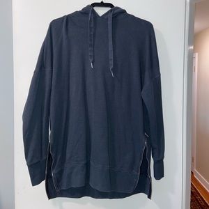 Aerie hooded sweatshirt with side zipper detail